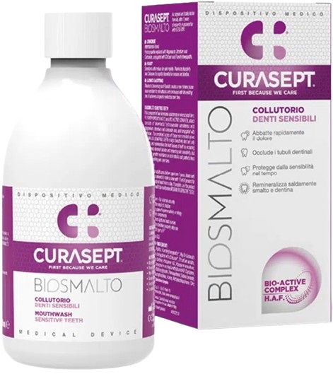 CURASEPT BIOSMALTO COLLUTORIO DENTI SENSIBILI 300 ML - Farmamood