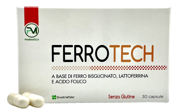 FERROTECH 30 CAPSULE DA 550MG - Farmamood