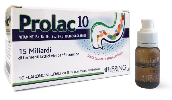 PROLAC10 FERMENTI LATTICI 15 MILIARDI 10 FLACONCINI 8 ML - Farmamood