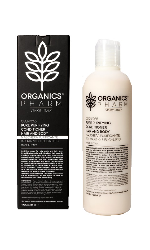 ORGANICS PHARM PURE PURIFYING CONDITIONER HAIR AND BODY 250 ML - Farmamood