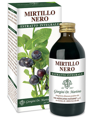 MIRTILLO NERO ESTRATTO INTEGRALE 200 ML - Farmamood
