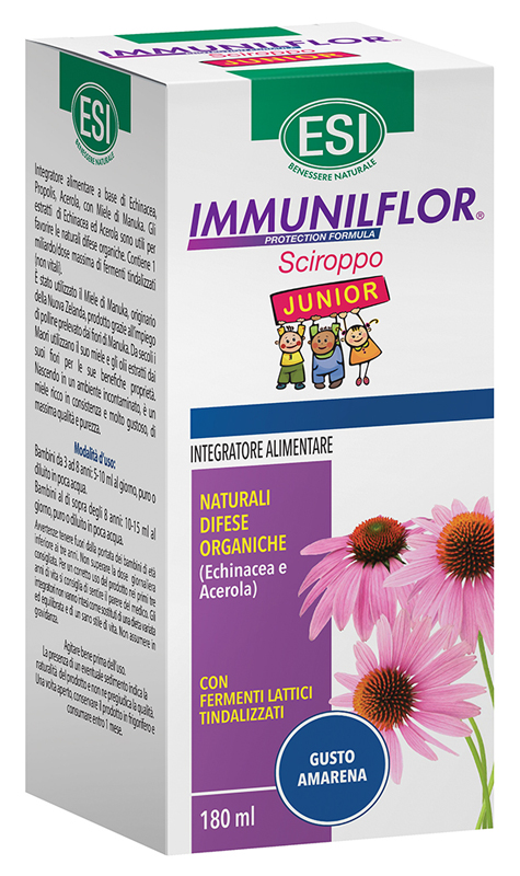 ESI IMMUNILFLOR SCIROPPO JUNIOR 180 ML - Farmamood
