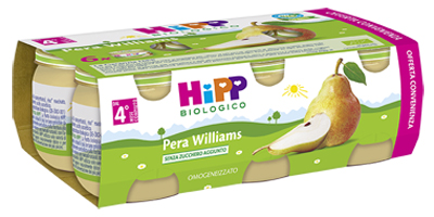 HIPP BIO OMOGENEIZZATO PERA WILLIAMS 6X80 G - Farmamood