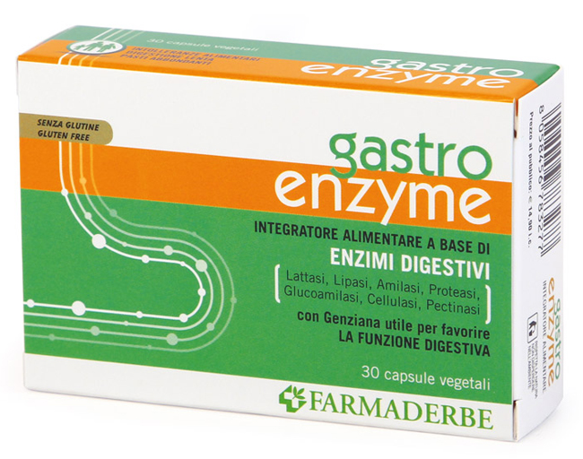 GASTRO ENZYME 30 CAPSULE VEGETALI - Farmamood