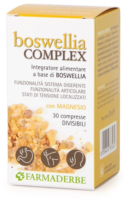 BOSWELLIA COMPLEX 30 COMPRESSE - Farmamood