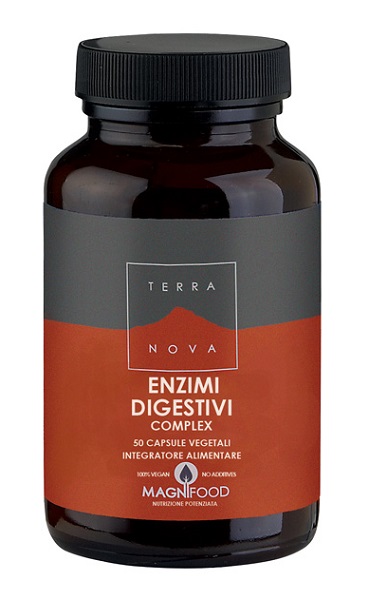 TERRANOVA COMPLESSO DI ENZIMI DIGESTIVI 50 CAPSULE - Farmamood