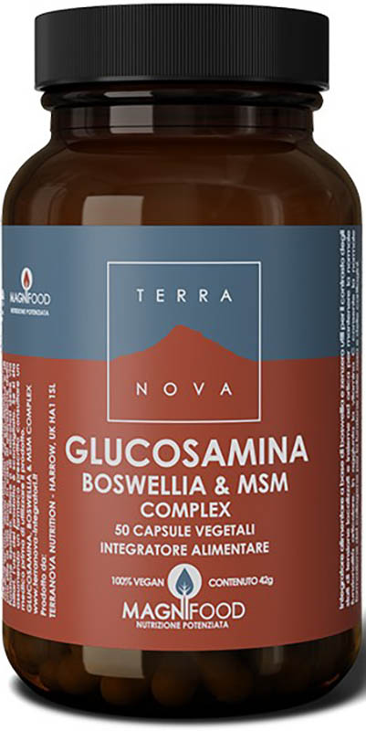 TERRANOVA COMPLESSO DI GLUCOSAMINA BOSWELLIA E MSM 50 CAPSULE - Farmamood