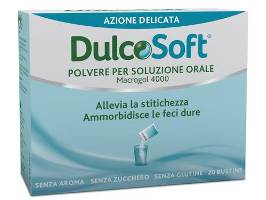 DULCOSOFT POLVERE PER SOLUZIONE ORALE 20 BUSTINE - Farmamood