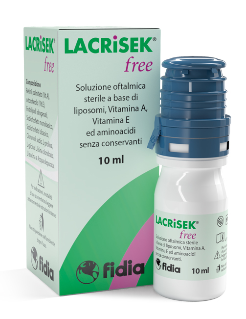 LACRISEK FREE SOLUZIONE OFTALMICA SENZA CONSERVANTI 10 ML - Farmamood