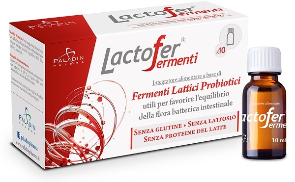 LACTOFER FERMENTI 10 FLACONCINI 10 ML - Farmamood