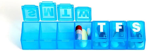 MEDS PORTAPILLOLE SETTIMANALE MEDS - Farmamood