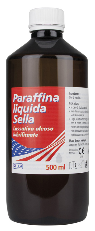 PARAFFINA LIQUIDA MD LASSATIVO 500 ML SELLA - Farmamood