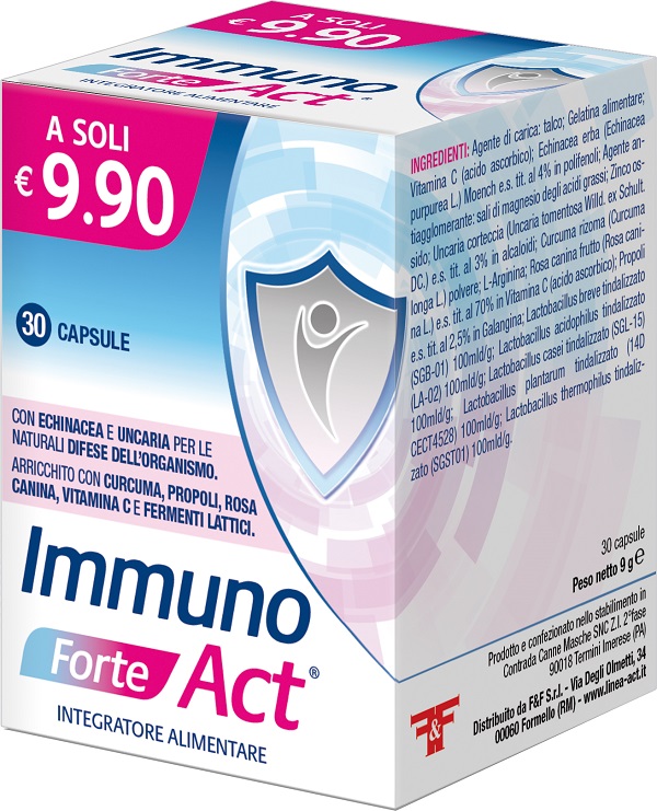 IMMUNO FORTE ACT 30 CAPSULE - Farmamood