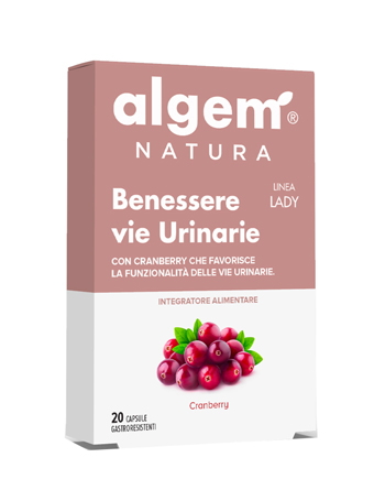 ALGEM LADY BENESSERE VIE URINARIE 20 CAPSULE 710 MG - Farmamood