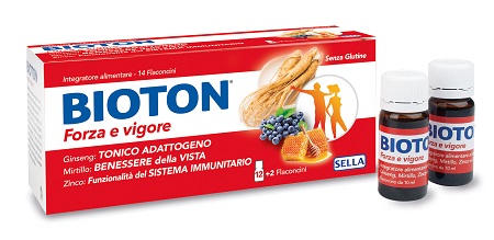 BIOTON GINSENG FORZA VIG 14 FLACONCINI - Farmamood