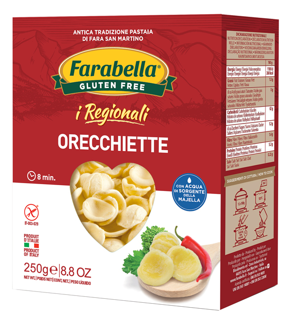 FARABELLA ORECCHIETTE I REGIONALI PASTA FRESCA STABILIZZATA 250 G - Farmamood