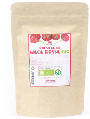 MACA ROSSA POLVERE BIO 200 G - Farmamood