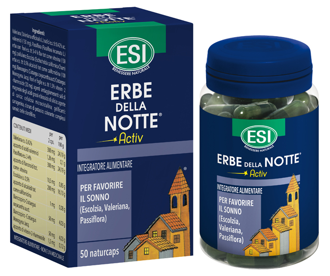 ESI ERBE DELLA NOTTE ACTIV 50 CAPSULE - Farmamood