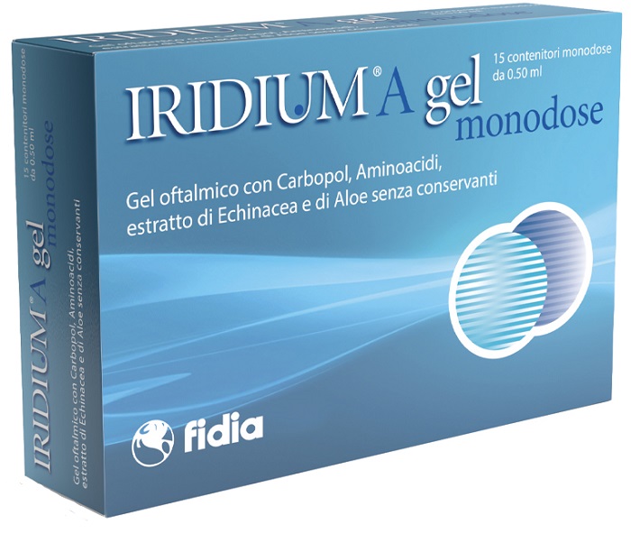 IRIDIUM A GEL OFTALMICO MONODOSE 15X0,50 ML - Farmamood