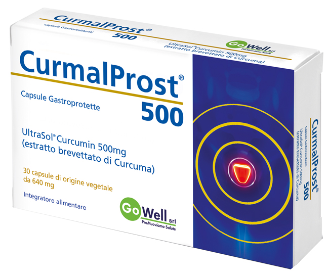 CURMALPROST 500 30 CAPSULE GASTROPROTETTE - Farmamood
