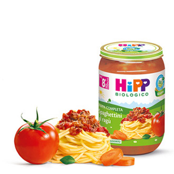 HIPP BIO SPAGHETTINI AL RAGU' 220 G - Farmamood