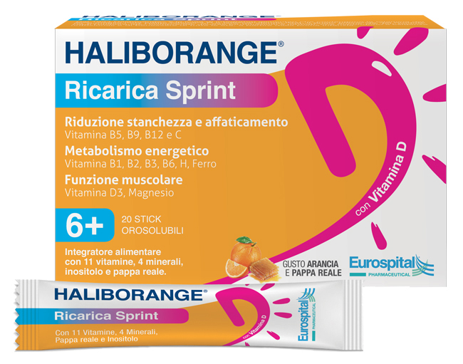 HALIBORANGE RICARICA SPRINT 20 STICK PACK 2 G - Farmamood