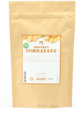ZENZERO DISIDRATATO 100 G A FETTE SENZA ZUCCHERO - Farmamood
