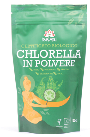 CHLORELLA POLVERE BIO 125 G ISWARI - Farmamood