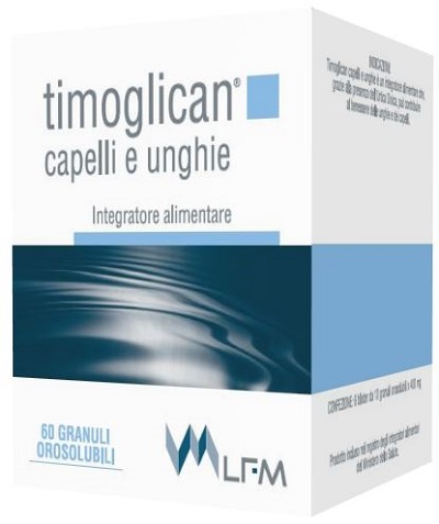 TIMOGLICAN CAPELLI E UNGHIE 60 GRANULI 24 G - Farmamood