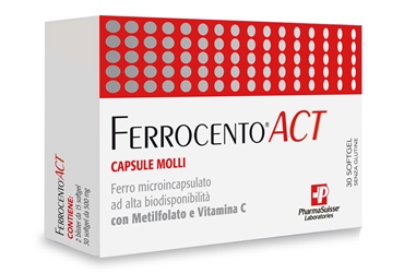 FERROCENTO ACT 30 CAPSULE MOLLI - Farmamood