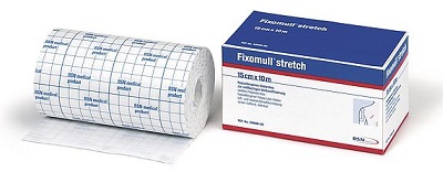 FASCIA AUTOADESIVA IPOALLERGENICA FIXOMULL STRETCH PER FISSAGGIO CATETERI M 10 X 5 CM - Farmamood