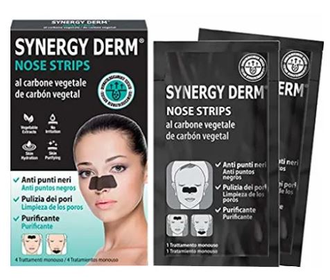 SYNERGY DERM NOSE STRIPS 4 TRATTAMENTI MONOUSO - Farmamood
