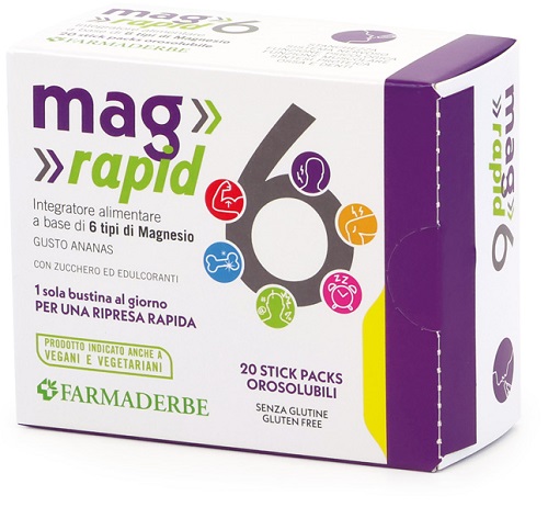 MAG 6 RAPID 20 STICK DA 1,5 G - Farmamood