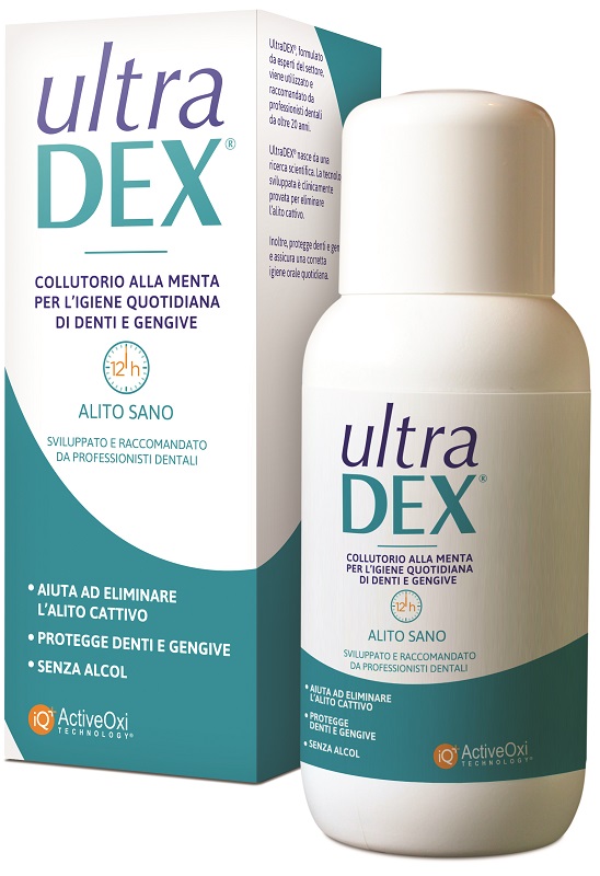 ULTRADEX COLLUTORIO ALITO SANO 250 ML SENZA ALCOOL - Farmamood