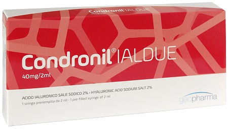 SIRINGA INTRA-ARTICOLARE CONDRONIL IALDUE PRERIEMPITA ACIDO IALURONICO SALE SODICO 40 MG 2 ML - Farmamood