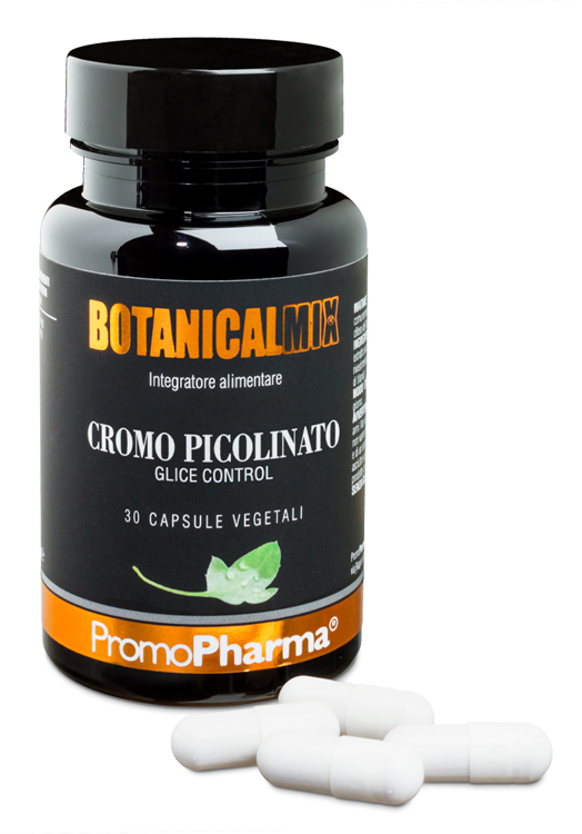 CROMO PICOLINATO GLICE CONTROL BOTANICAL MIX 30 CAPSULE - Farmamood
