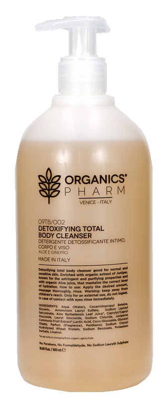 ORGANICS PHARM DETOXIFYING TOTAL BODY CLEANSER 500 ML - Farmamood