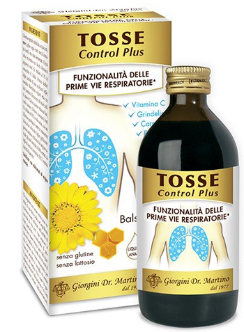 TOSSE CONTROL PLUS 200 ML LIQUIDO ANALCOLICO - Farmamood