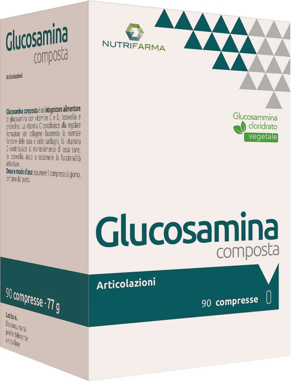 GLUCOSAMINA COMPOSTA VEGETALE 90 COMPRESSE - Farmamood