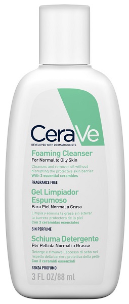 CERAVE SCHIUMA DETERGENTE VISO 88 ML - Farmamood