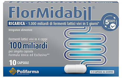 FLORMIDABIL RICARICA 10 CAPSULE - Farmamood
