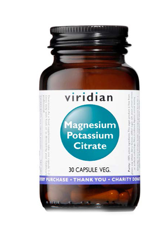 VIRIDIAN MAGNESIUM POTASSIUM CITRATE 30 CAPSULE VIRIDIAN MAGNESIO POTASSIO CITRATO - Farmamood