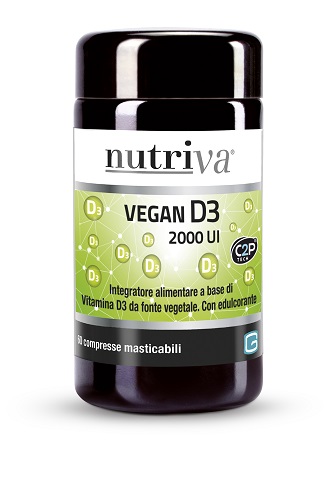 NUTRIVA VEGAN D3 60 COMPRESSE 2000 UI - Farmamood