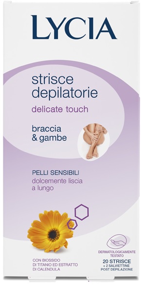 LYCIA 20 STRISCE BRACCIA/GAMBE PELLI DELICATE 12 PEZZI - Farmamood