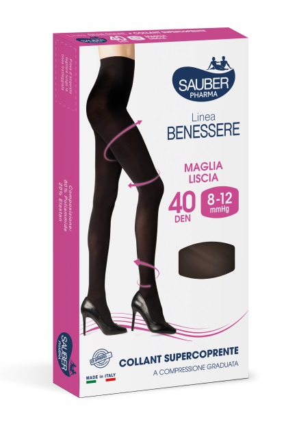COLLANT SUPERCOPRENTE SAUBER 8-12MMHG NERO 5 - Farmamood