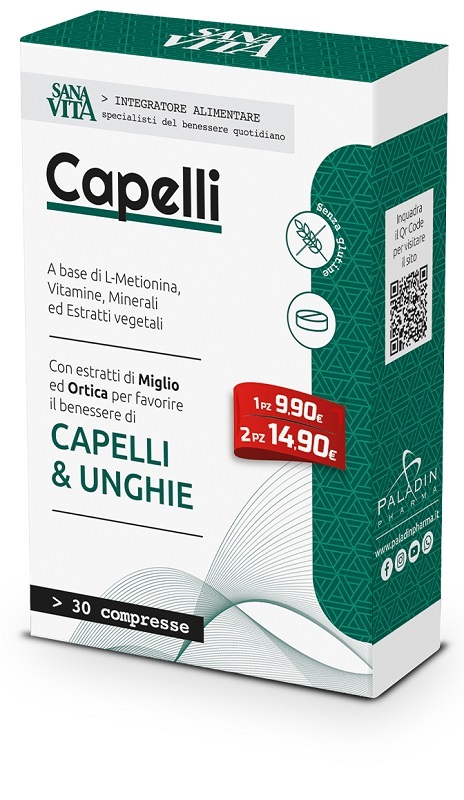 SANAVITA CAPELLI 30 COMPRESSE - Farmamood