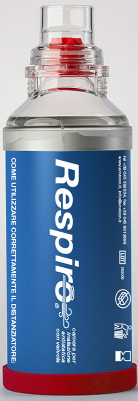 DISTANZIATORE RESPIRO CAMERA PER INALAZIONE ANTISTATICA CON VALVOLA RESPIRO - Farmamood