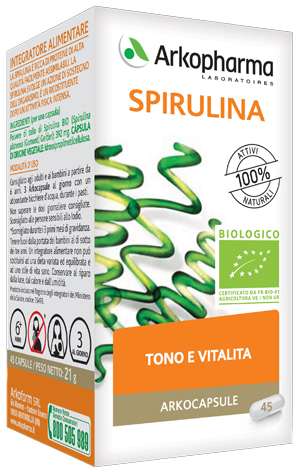 ARKO CAPSULE SPIRULINA BIO 45 CAPSULE - Farmamood