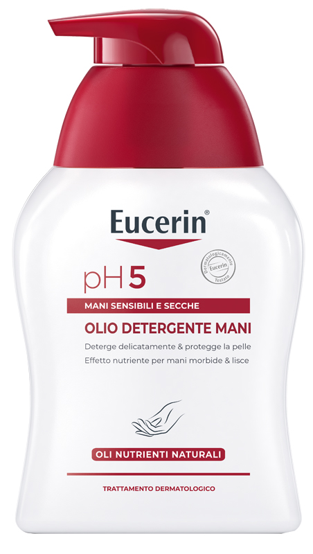 EUCERIN PH5 OLIO DETERGENTE MANI SECCHE E SCREPOLATE 250 ML - Farmamood