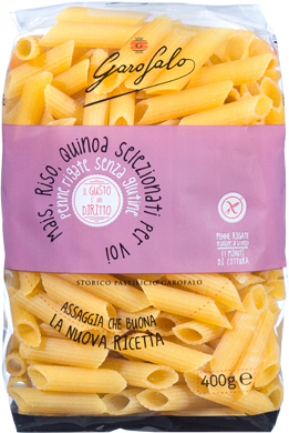 GAROFALO PENNE RIGATE SENZA GLUTINE 400 G - Farmamood